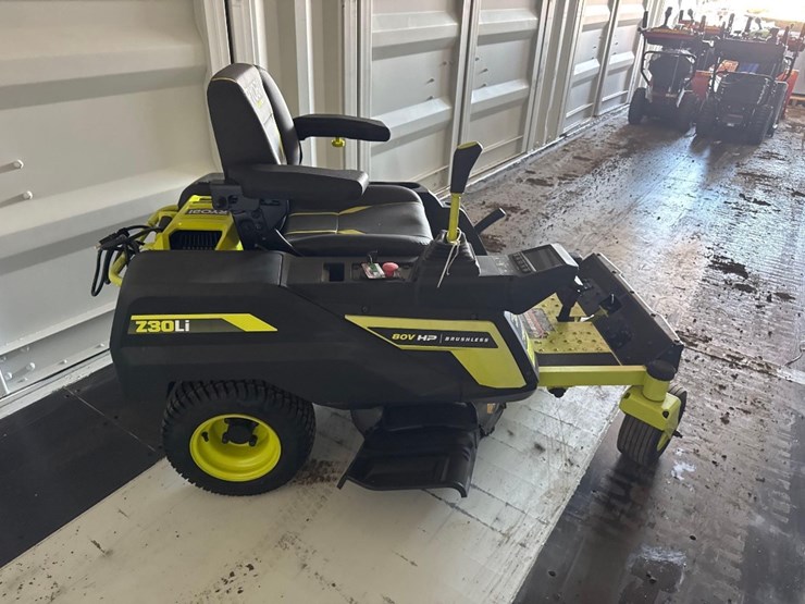 new-ryobi-80v-electric-zero-turn-mower-w/charger-model-z30li-image-2