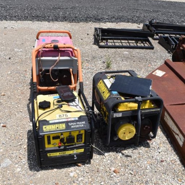 3 - HONDA 8000 WATT GENERATORS (NOT RUNNING)