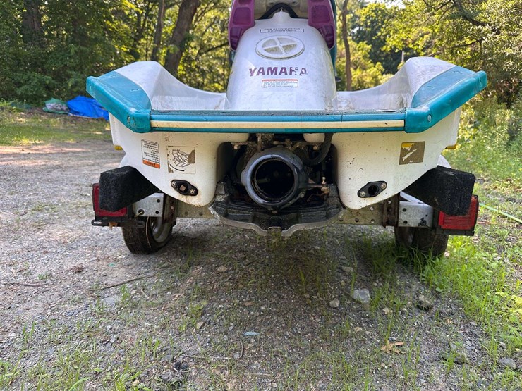 1997-yamaha-wave-raider-700-wave-runner-jet-ski-w/single-axle-trailer,-image-8