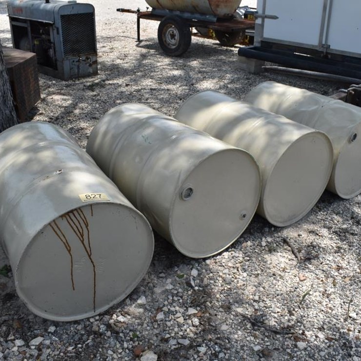 4 - METAL BARRELS