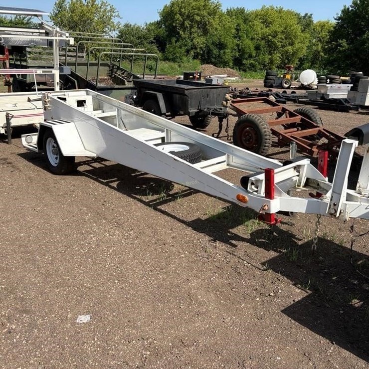 13' Long Trailer Frame w/winch