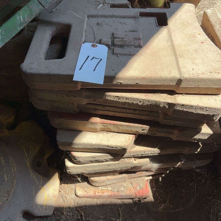 (9) International Harvester Tractor Front Suitcase Weights