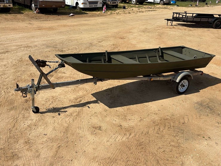 14'-aluminum-jon-boat-w/-trailer-image-1