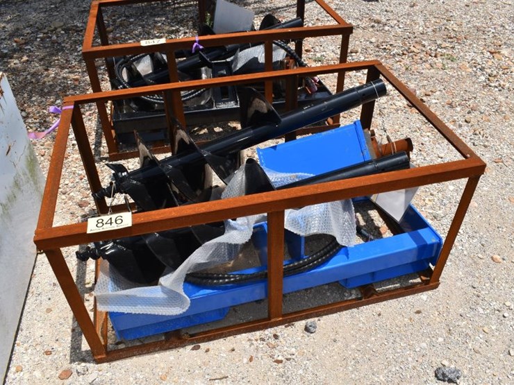 skid-steer-posthole-digger-w/-6",-12",-and-14"-auger-image-1