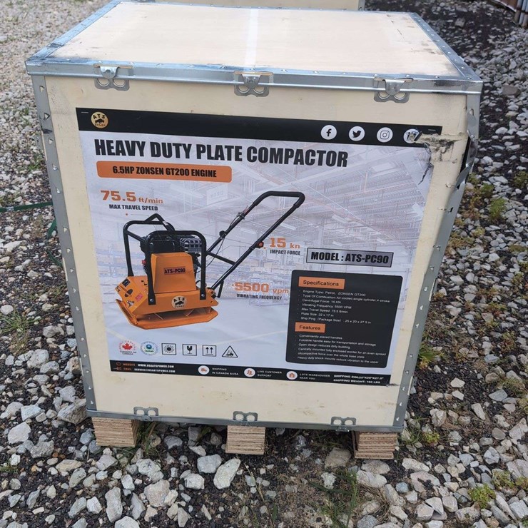 ATS Power Heavy Duty Plate Compactor - 6?5 HO Zonsen GT200 Engine