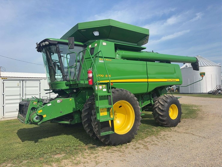 2009-john-deere-9770,-3,278-engine-hours,-2,137-separator-hours,-2wd,-firestone-20.8-r-42-duals,-28l-26-rear-tires,-s/n--h09770s727979-image-1
