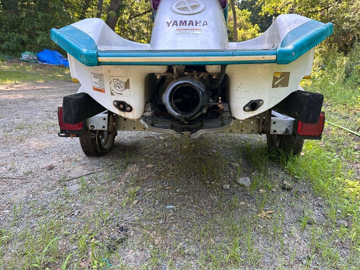 1997-yamaha-wave-raider-700-wave-runner-jet-ski-w/single-axle-trailer,-image-7