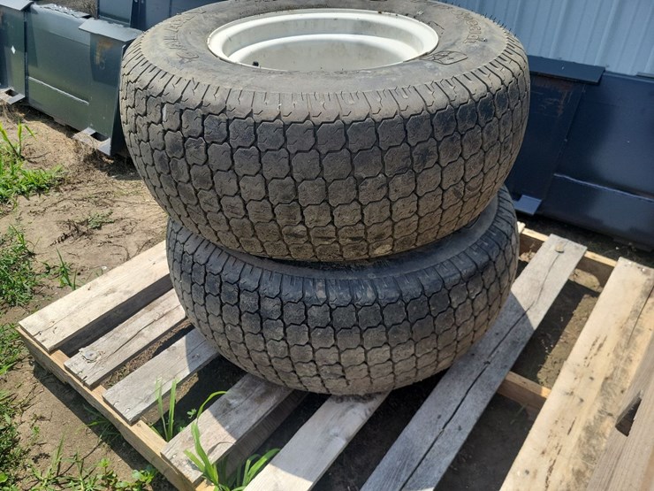 (1)-pair-of-12ll-x-16-turf-tires-w/6-bolt-rims-image-2