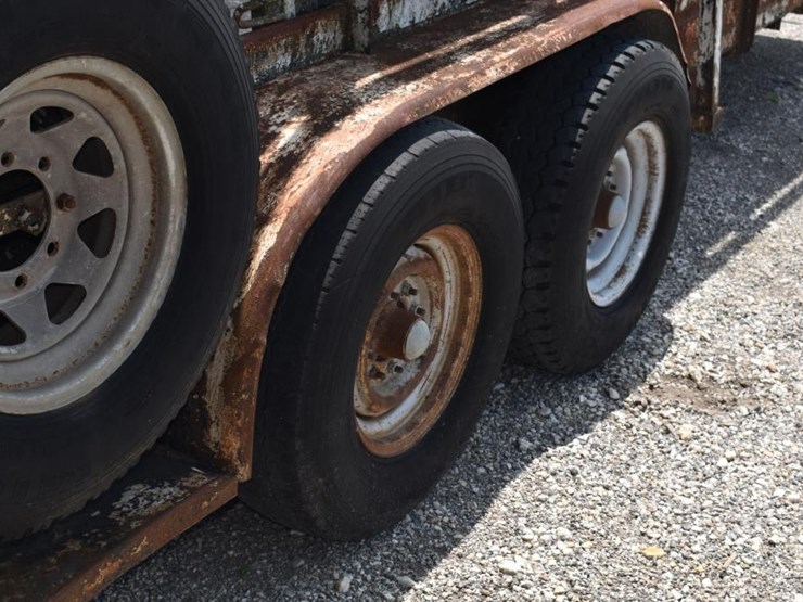 5'-8"-x-20'-bruton-gooseneck-cattle-trailer-w/-tarp-(vin-#-012746)-(plate-#-image-6