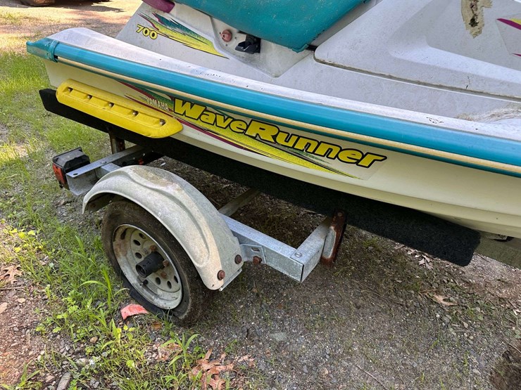 1997-yamaha-wave-raider-700-wave-runner-jet-ski-w/single-axle-trailer,-image-19