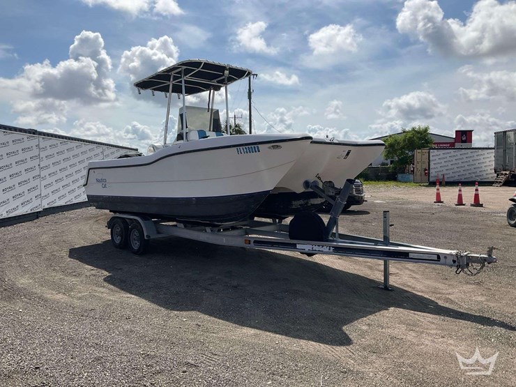 1999-20ft-seagull-nautico-cat-boat-w/-2001-magic-tilt-24ft-t/a-boat-trailer-image-2
