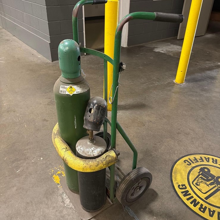 Oxygen Tank on Dolly