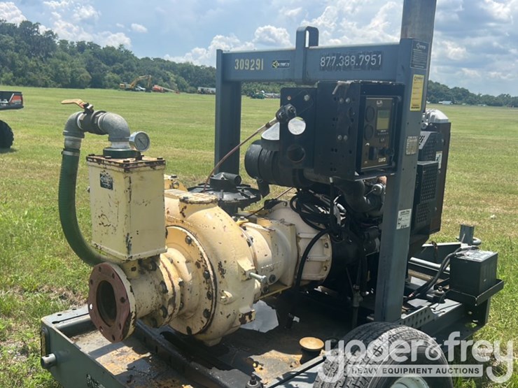 6"-centrifugal-trash-pioneer-water-pump,-single-axle-trailer-image-9