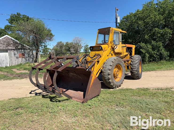 1966-case-w7g-wheel-loader-w/bucket-&-grapple-image-1