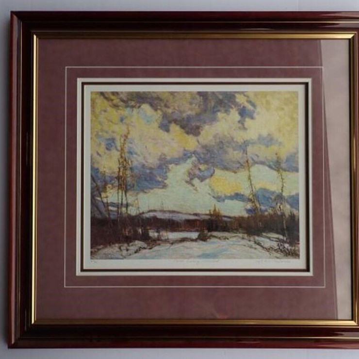 Framed Vintage J.E.H. MacDonald Painting