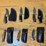 qty-(6)-handmade-hunting,-pocket-&-utility-knives-w/-leather-sheaths-assorted-knife-set-image-1
