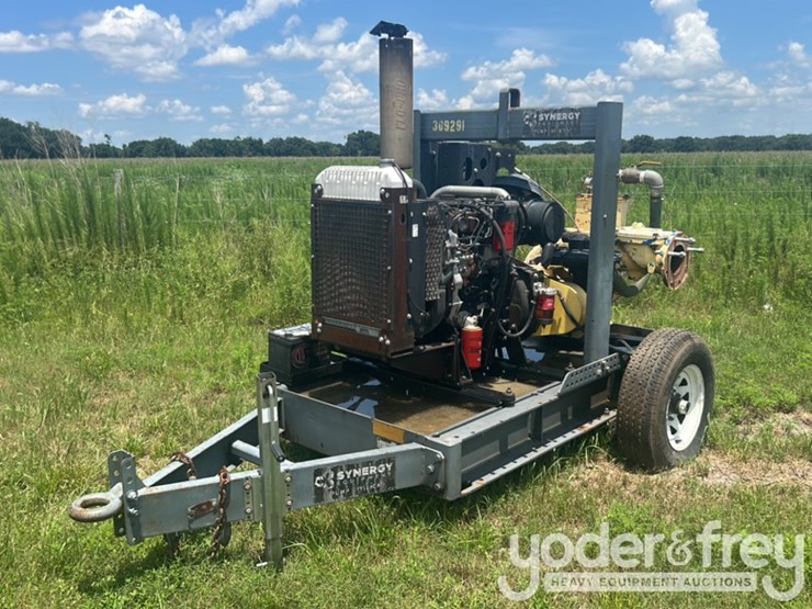 6"-centrifugal-trash-pioneer-water-pump,-single-axle-trailer-image-1