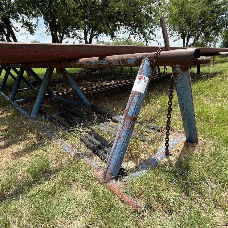 (2 x $) 28’L x 36”H TRIANGULAR PIPE RACKS