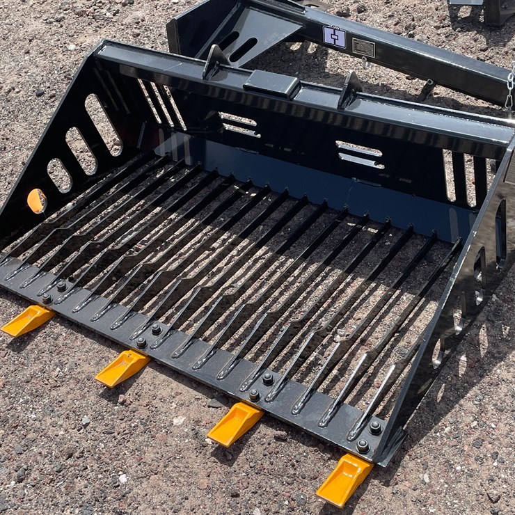 #1314 • Mini Skid Steer Rock Bucket