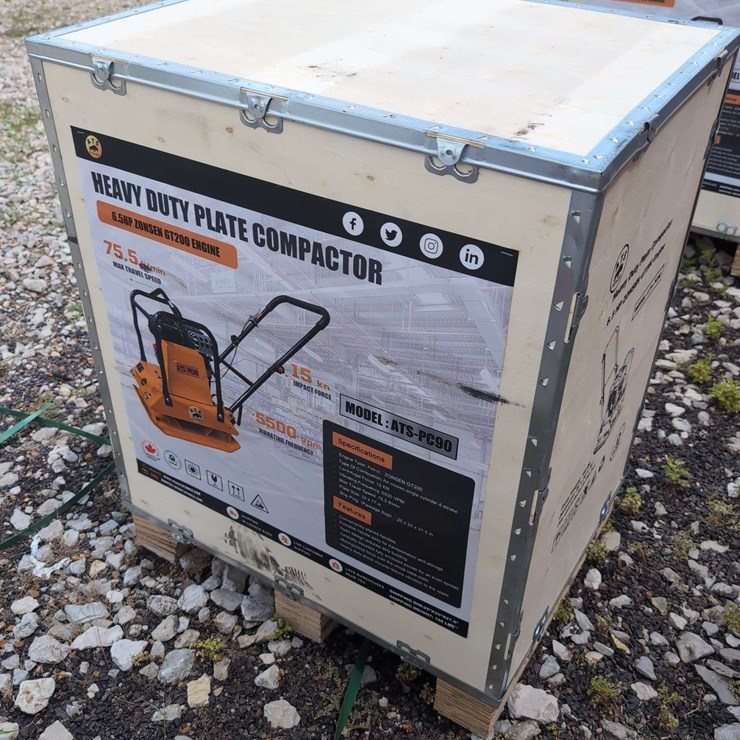 ATS Power Heavy Duty Plate Compactor - 6?5 HO Zonsen GT200 Engine