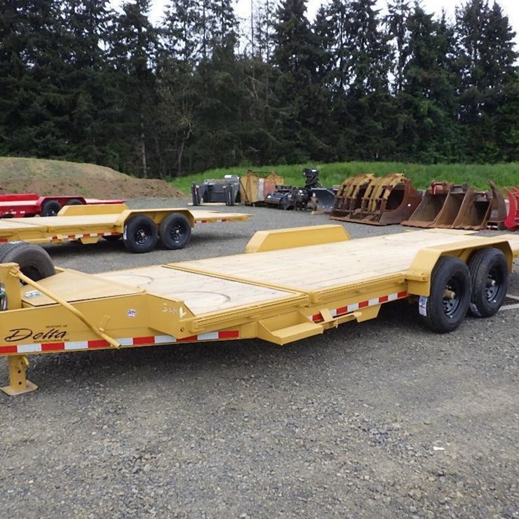 2026 Delta 7'x20' T/A Tilt Deck Trailer