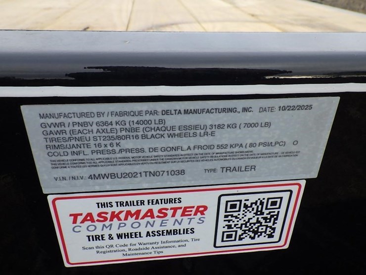 2026-delta-20'-t/a-equipment-trailer-image-16