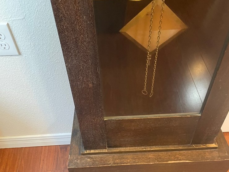 #251-•-mission-oak-style-grandfather-clock-(offsite-in-las-cruces)-image-8