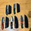 qty-(5)-handmade-fixed-blade-utility-&-hunting-knives-w/-leather-sheaths-image-1