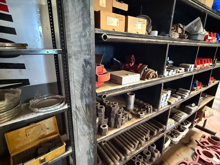 8’-l-x-23”w-x-6’h-18-bin-shelf-w/-contents-f/-slips,-studs,-tongs-&!related-image-3