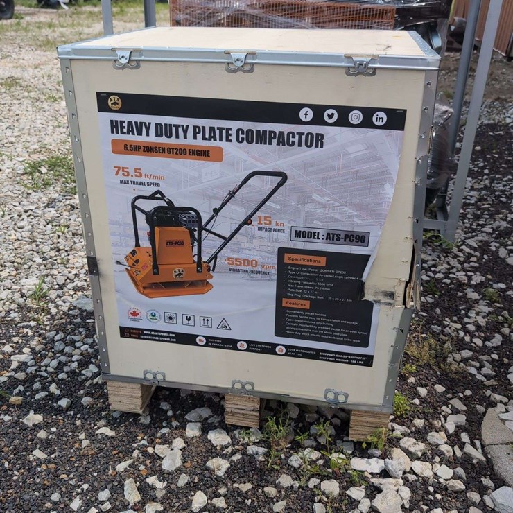 ATS Power Heavy Duty Plate Compactor - 6?5 HO Zonsen GT200 Engine