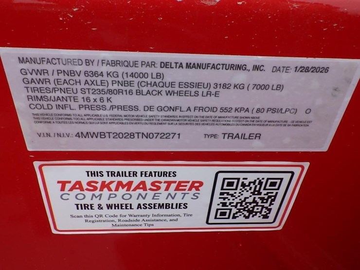 2026-delta-7'x20'-t/a-tilt-deck-trailer-image-23