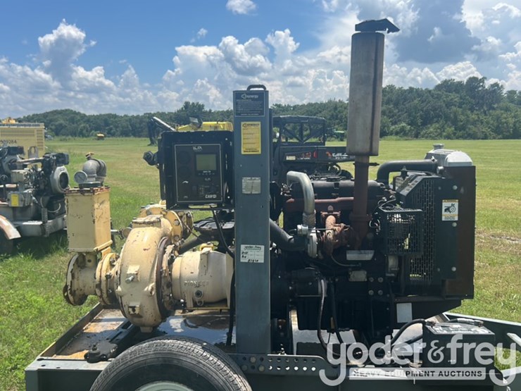 6"-centrifugal-trash-pioneer-water-pump,-single-axle-trailer-image-10