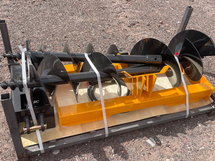 #1334-•-skid-steer-loader-auger-&-extra-rod-image-4