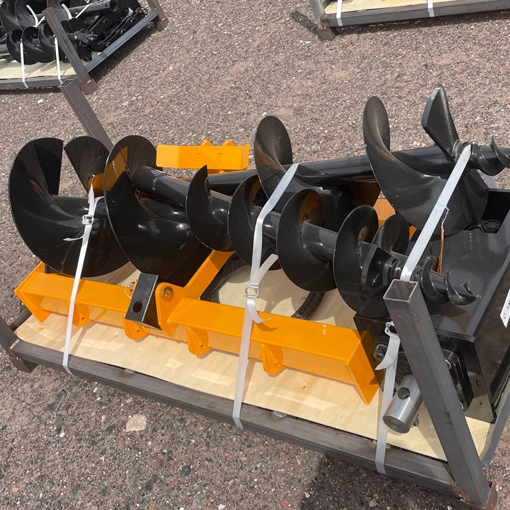 #1334 • Skid Steer Loader Auger & Extra Rod