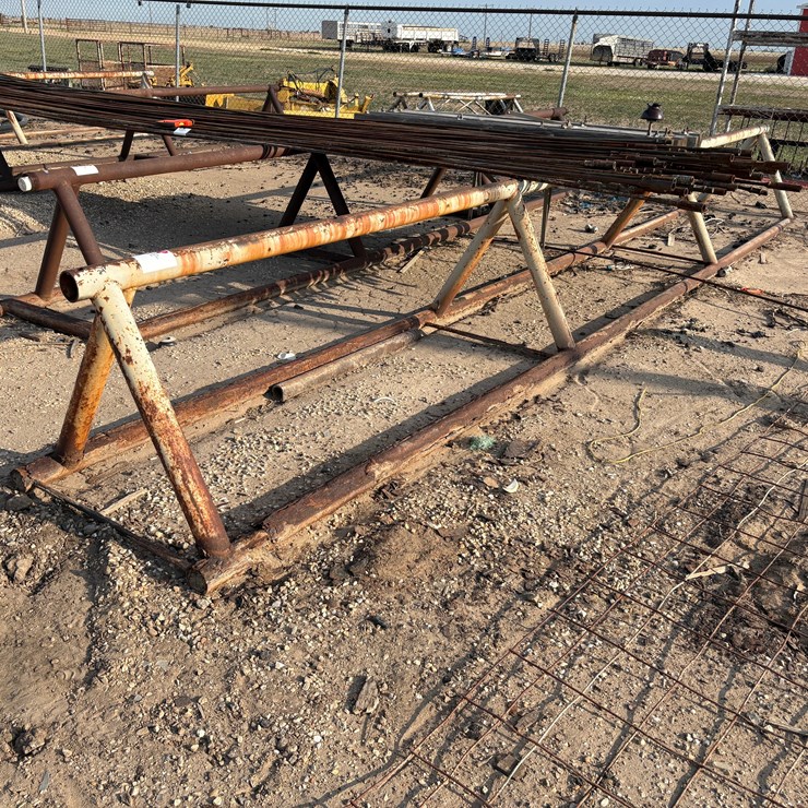 (2x$) 24’ x 34” triangle pipe racks