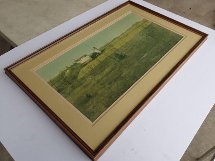 framed-vintage-bob-mcginnis-painting-image-2
