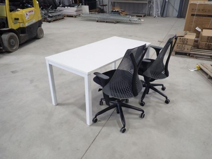 59-in.-ofiice-desk-&-(2)-desk-chairs-image-5