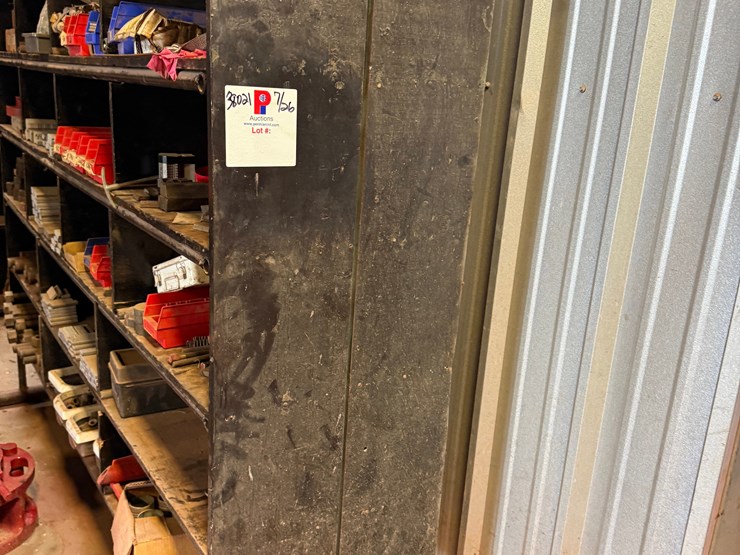 8’-l-x-23”w-x-6’h-18-bin-shelf-w/-contents-f/-slips,-studs,-tongs-&!related-image-2