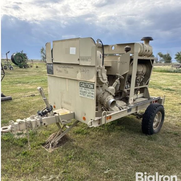 1985 Barnes US612 600 GPM Portable Pumping Unit