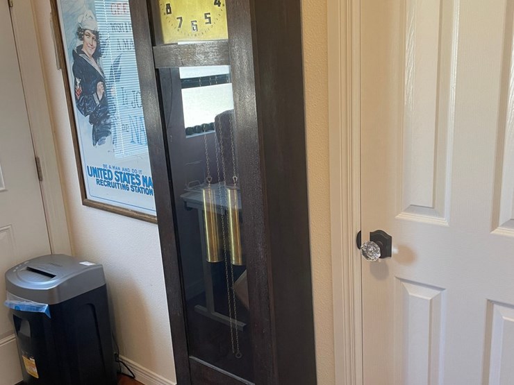 #251-•-mission-oak-style-grandfather-clock-(offsite-in-las-cruces)-image-2