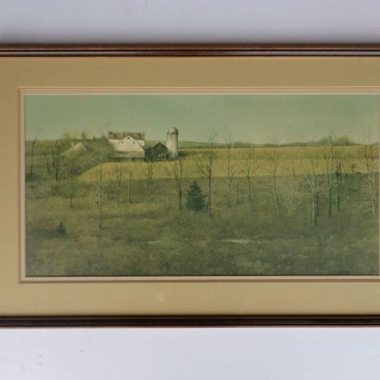 Framed Vintage Bob McGinnis Painting
