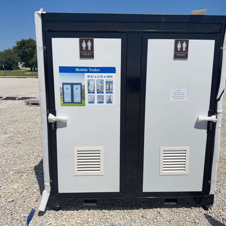 New Mobile Double Toilet