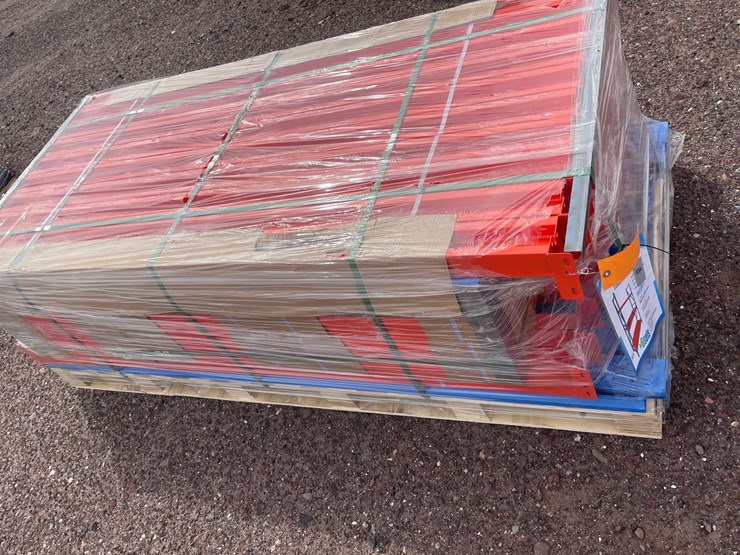 #1331-•-40'-6-section-heavy-duty-metal-storage-shelf,-2026,-unused-image-3