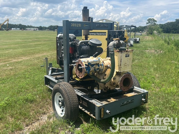 6"-centrifugal-trash-pioneer-water-pump,-single-axle-trailer-image-2
