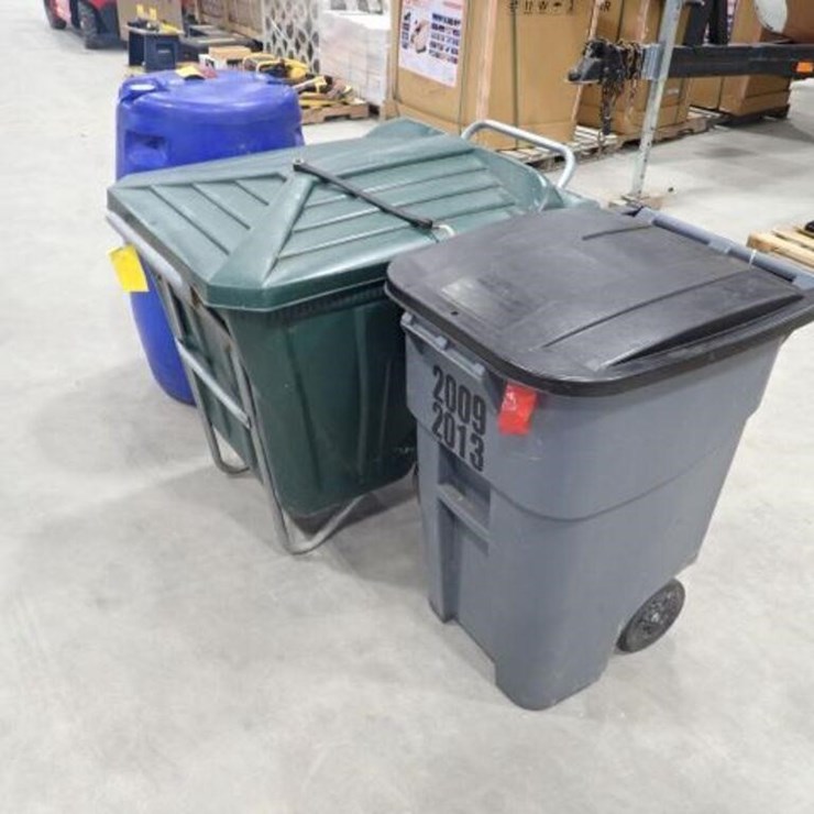 Qty Of (2) Garbage Bins