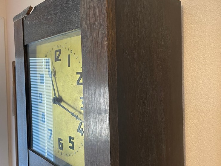 #251-•-mission-oak-style-grandfather-clock-(offsite-in-las-cruces)-image-11