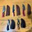 qty-(5)-handmade-hunting-&-utility-knives-w/-leather-sheaths-gut-hook-assortment-image-1