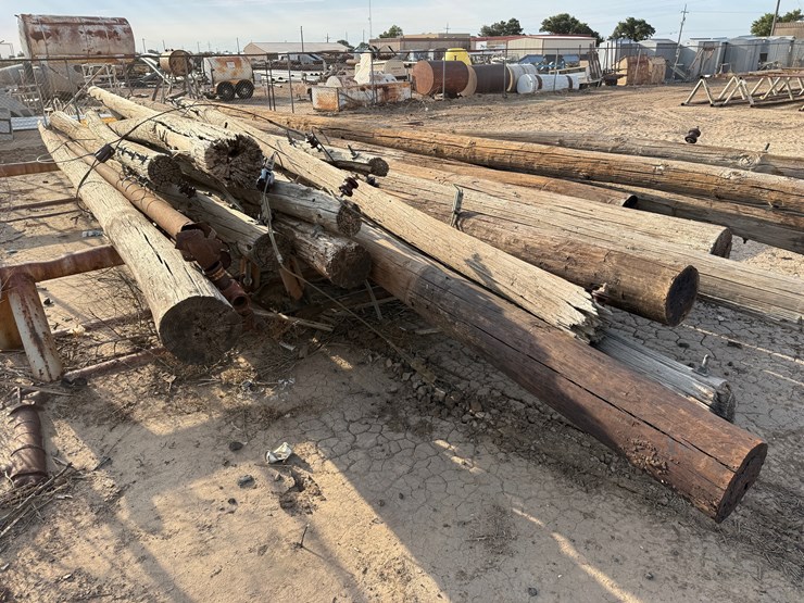 lot-of-(20)-11”-dia-x-25-to-35’-older-telephone-poles-image-6