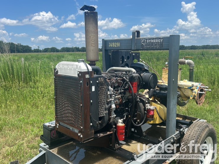 6"-centrifugal-trash-pioneer-water-pump,-single-axle-trailer-image-5