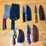 qty-(5)-handmade-fixed-blade-knives-with-leather-sheaths-&-cleaver-image-1